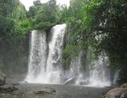 Kulen Mountain or Phnom Kulen Waterfall in Siem Reap